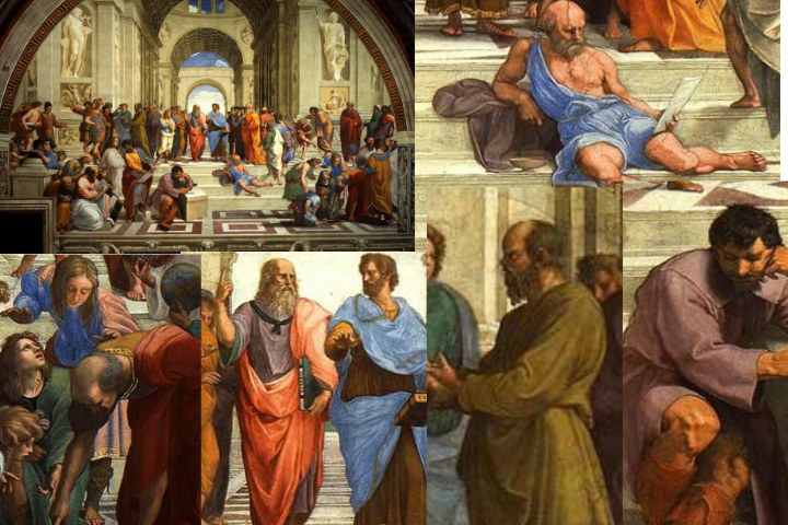 Raphael, The School of Athens, fresco, Stanza della Segnatura, Vatican Palace
