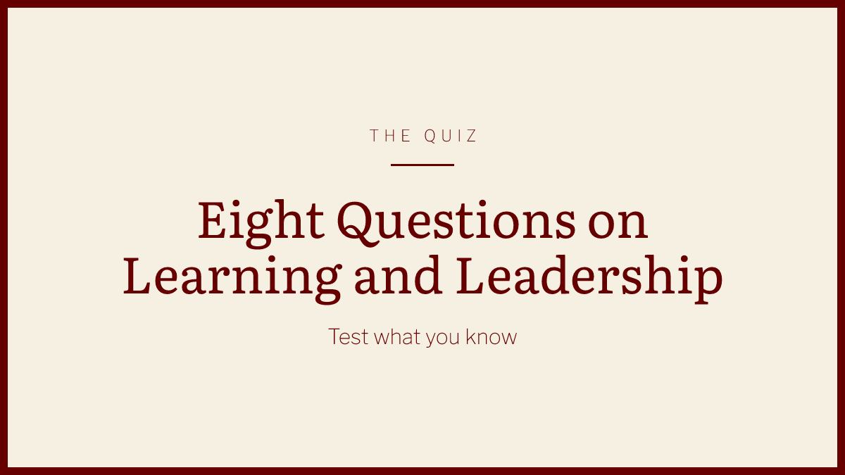 The Times of Talent Quiz